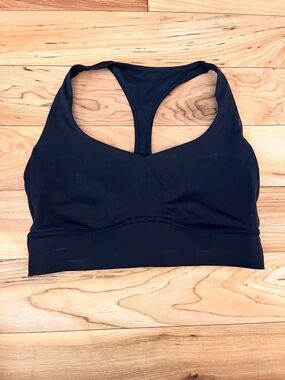 BuffBunny Black Racerback Sports Bra